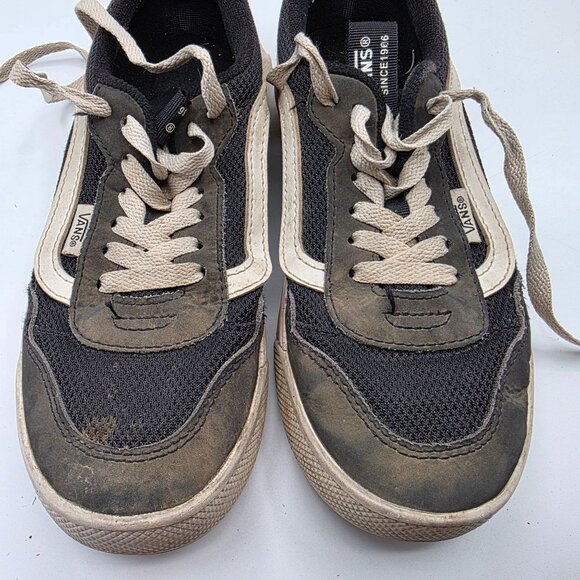 Vans UltraRange Youth Size 3 Black Casual Skate Shoes Running Walking School - Picture 10 of 13